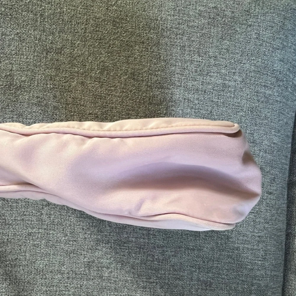 Prada Vintage Tessuto Logo Nylon Mini Bag in Pale Pink Lavender - Picture 5 of 16